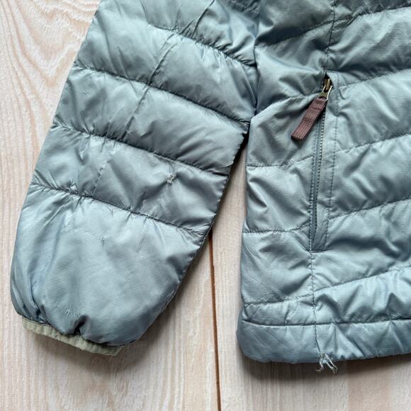 Patagonia Kids Unisex Size L 12 Duck Down Insulated Sweater Puffer Jacket Blue - Picture 5 of 11